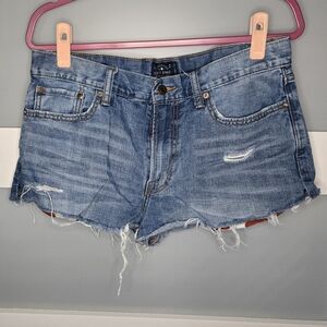 Lucky Brand Vintage Cutoff Distressed Jean Shorts
